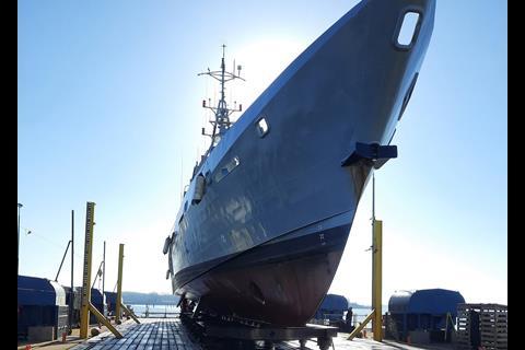 Damen UK Service Hub will rebuild and refurbish the seals, shaft, and propeller of 42/07 HMC Valiant for the UK Border Force